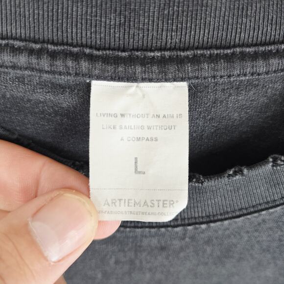 Naruto Pain Distressed Shirt Mens Large Black This World Shall Know Anime Manga - Picture 7 of 11